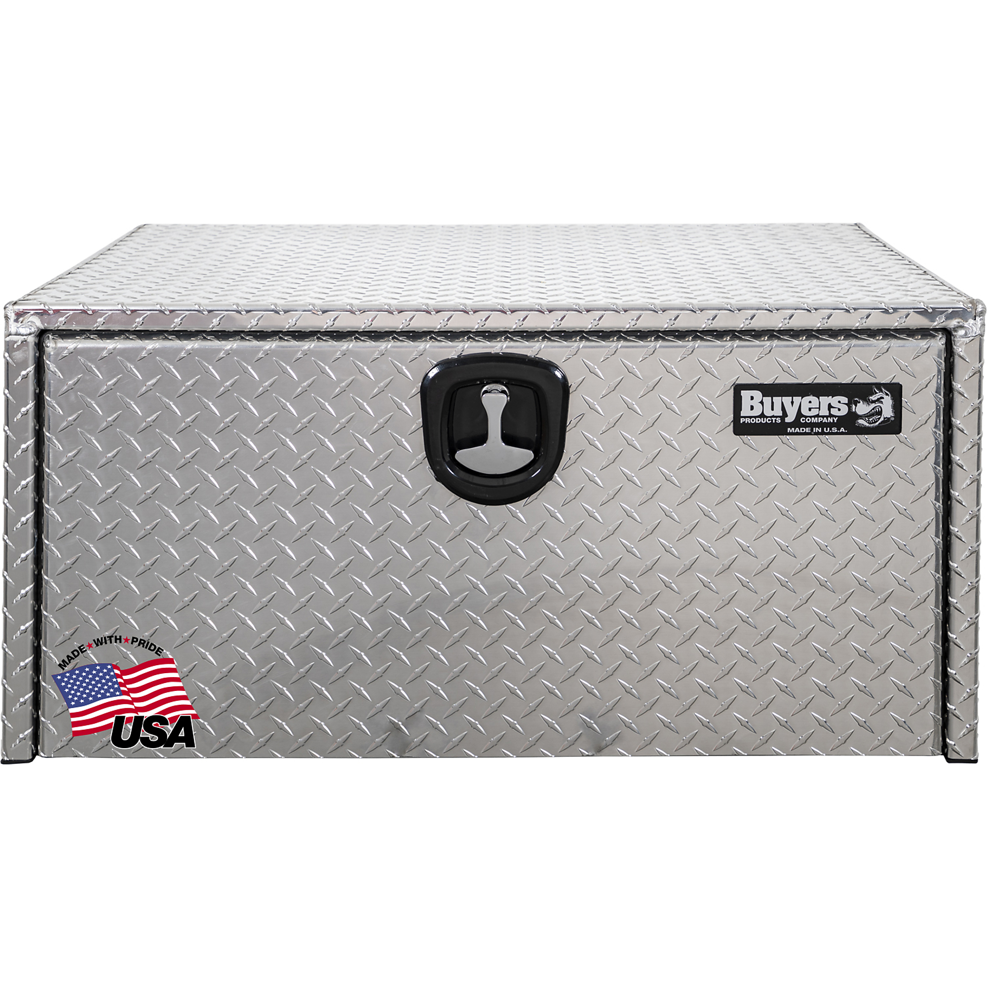 Buyers Products, 18x24x36 Diamond Tread Aluminum Underbody, Width 24 in, Material Aluminum, Color Finish Diamond Plate Silver, Model# 1735119